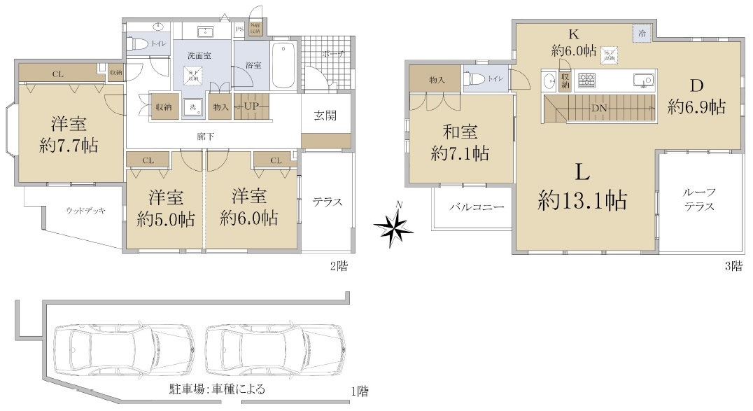 夙川駅 徒歩8分 バス12分構造:木造+鉄筋コンクリート造土地面積:195.75平米 ( 59.21坪 ) 建物面積:161.32平米 ( 48.79坪 )