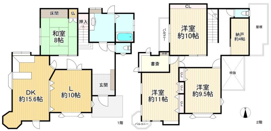 夙川駅 徒歩12分 バス12分構造:木造土地面積:218.77平米 ( 66.17坪 ) 建物面積:168.31平米 ( 50.91坪 )