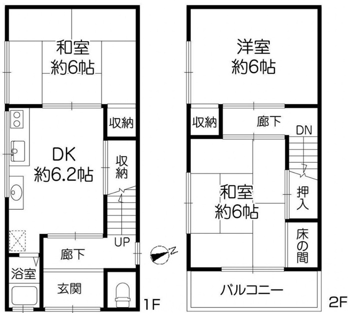 香櫨園駅 徒歩4分 構造:木造土地面積:41.75平米 ( 12.62坪 ) 建物面積:52.98平米 ( 16.02坪 )