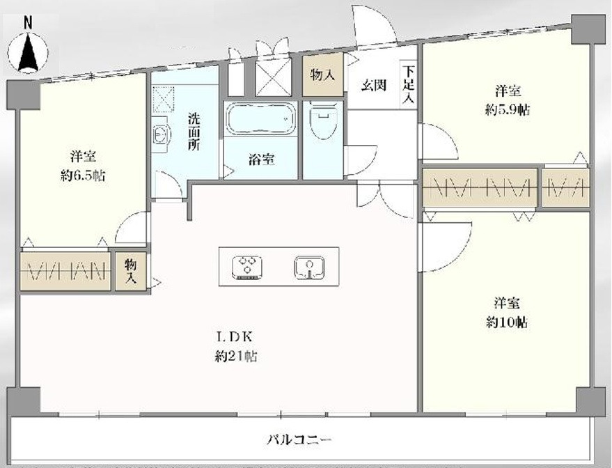 アルパ芦屋１号棟