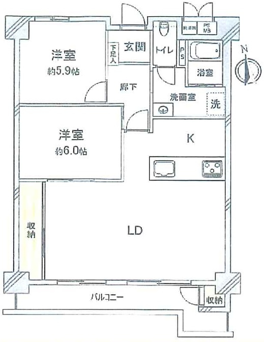 西宮駅 徒歩3分 構造:鉄骨鉄筋コンクリート造専有面積:68.65平米 ( 20.76坪 )