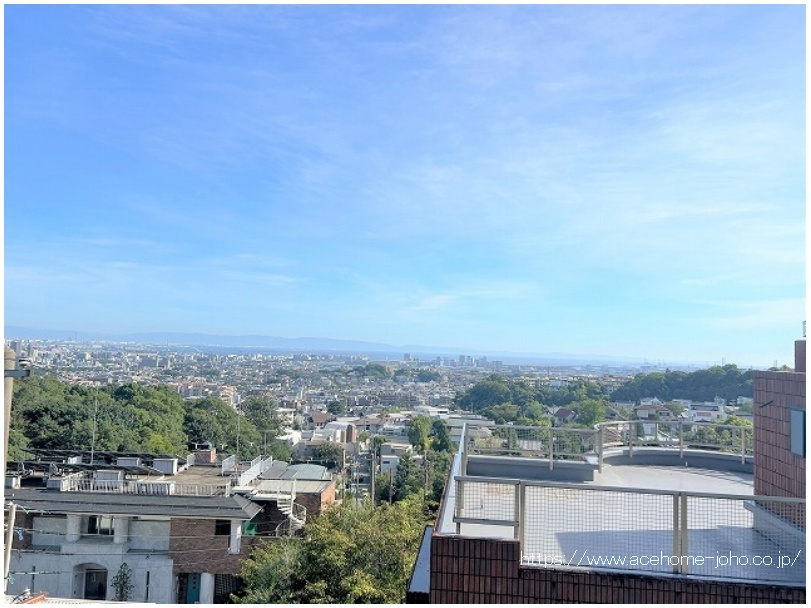 西宮市内一望の眺望