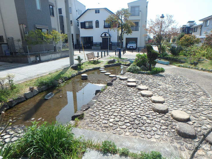 東側に隣接の清水公園