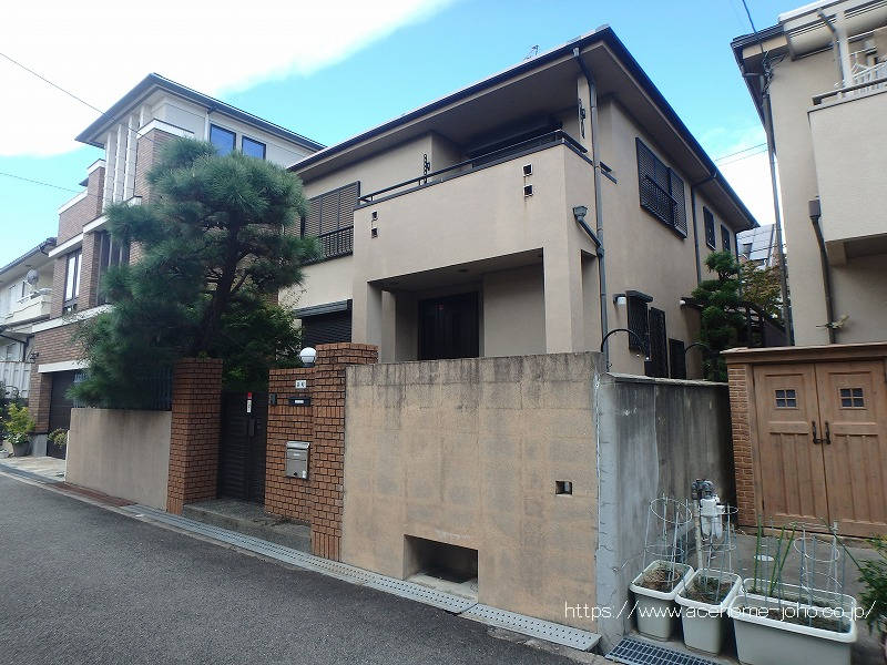 南西側より
