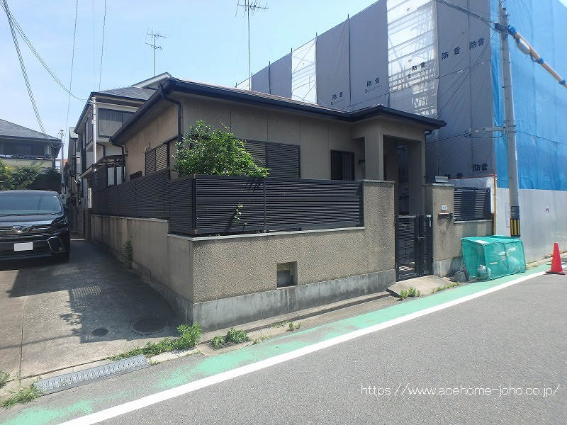 南西側より