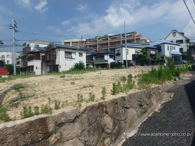 南東側より