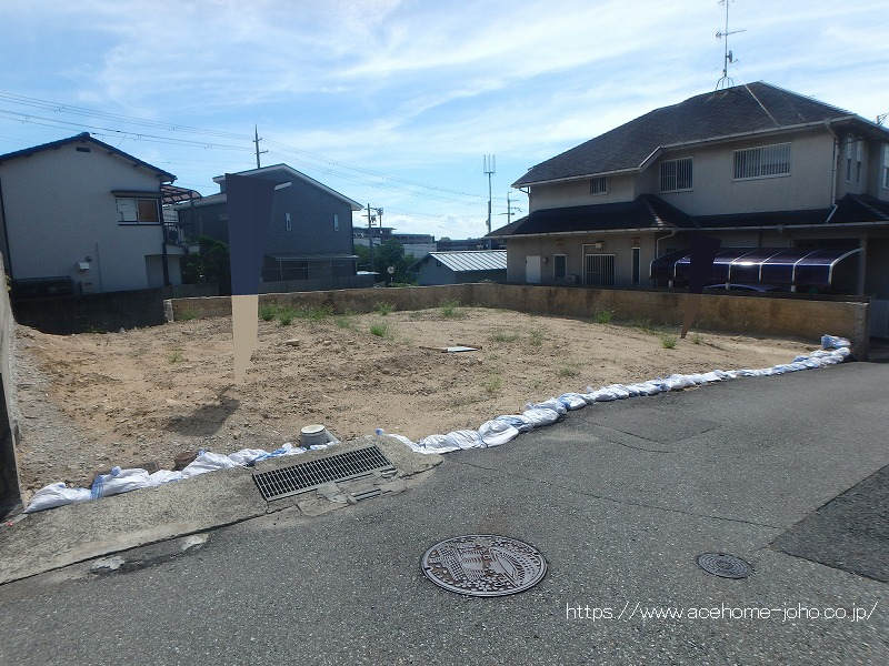 北西側より