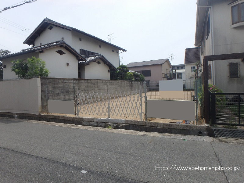 北西側より