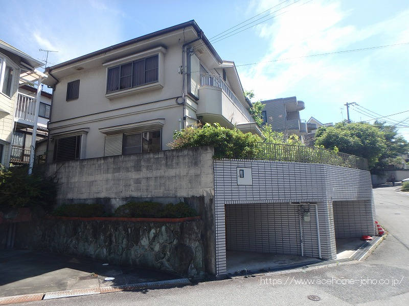 南西側より