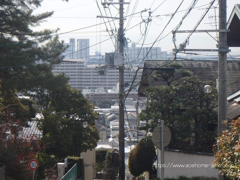 芦屋市内の眺望あり