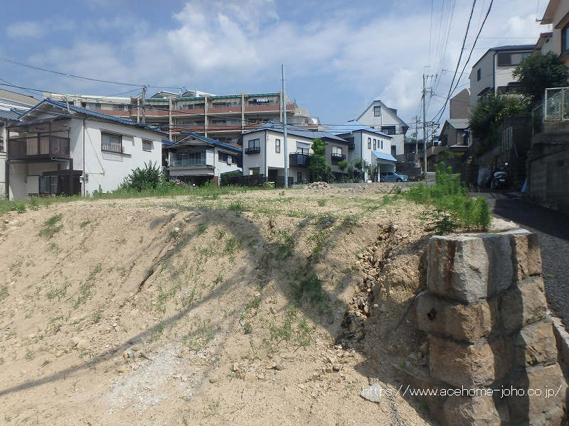 南東側より