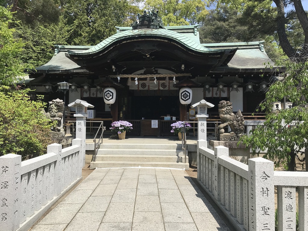 芦屋神社で、新型コロナウィルス終息を願って写経をしました！